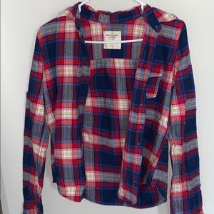 abercrombie and fitch plaid flannel